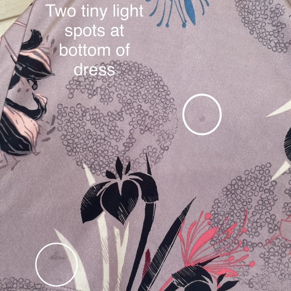 BIBA Floral Cape Dress Size 20 - Picture 9 of 11